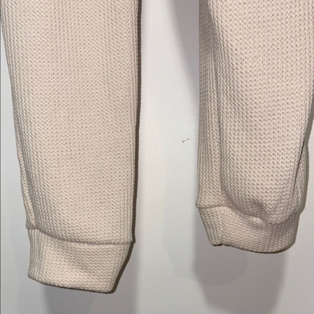 Women's Cream Track Pants - Picture 9 of 9